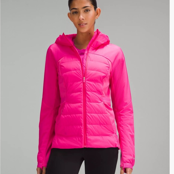 lululemon athletica Jackets & Blazers - Lululemon Down for It All Jacket. 🆕 
Color- Sonic Pink/size 12. Out of stock…